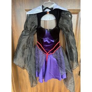 Dolls Kill "One Bad Apple" XS Costume Set Trickz N' Treatz Snow White Evil Queen